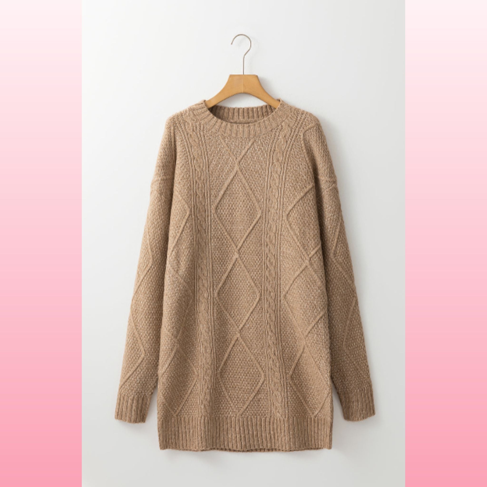 Parchment Loose Fit Sweater Dress – Cozy Chic Fall Outfit | Opulent Vibe