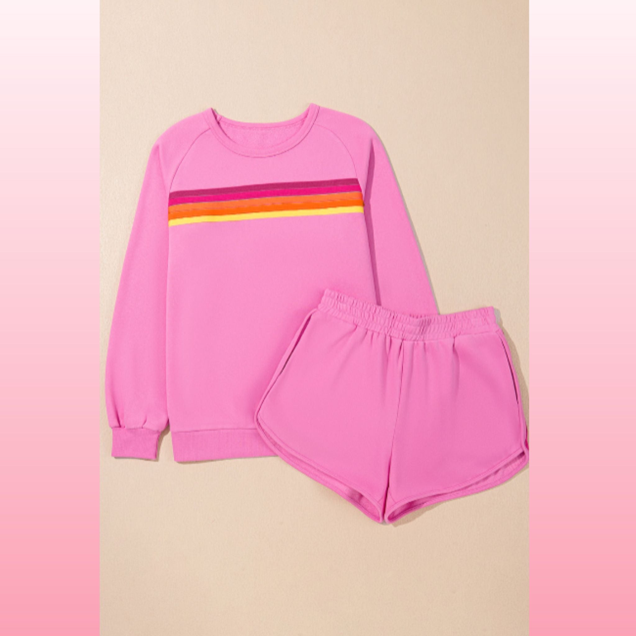 Bonbon Pullover and Shorts Set – Comfy Chic Loungewear | Opulent Vibe