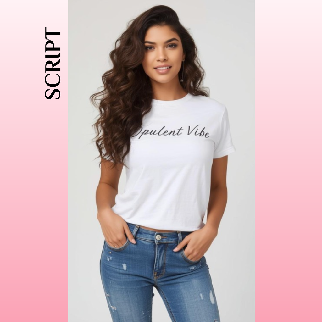 Opulent Vibe Classic Logo Tee – White | Opulent Vibe