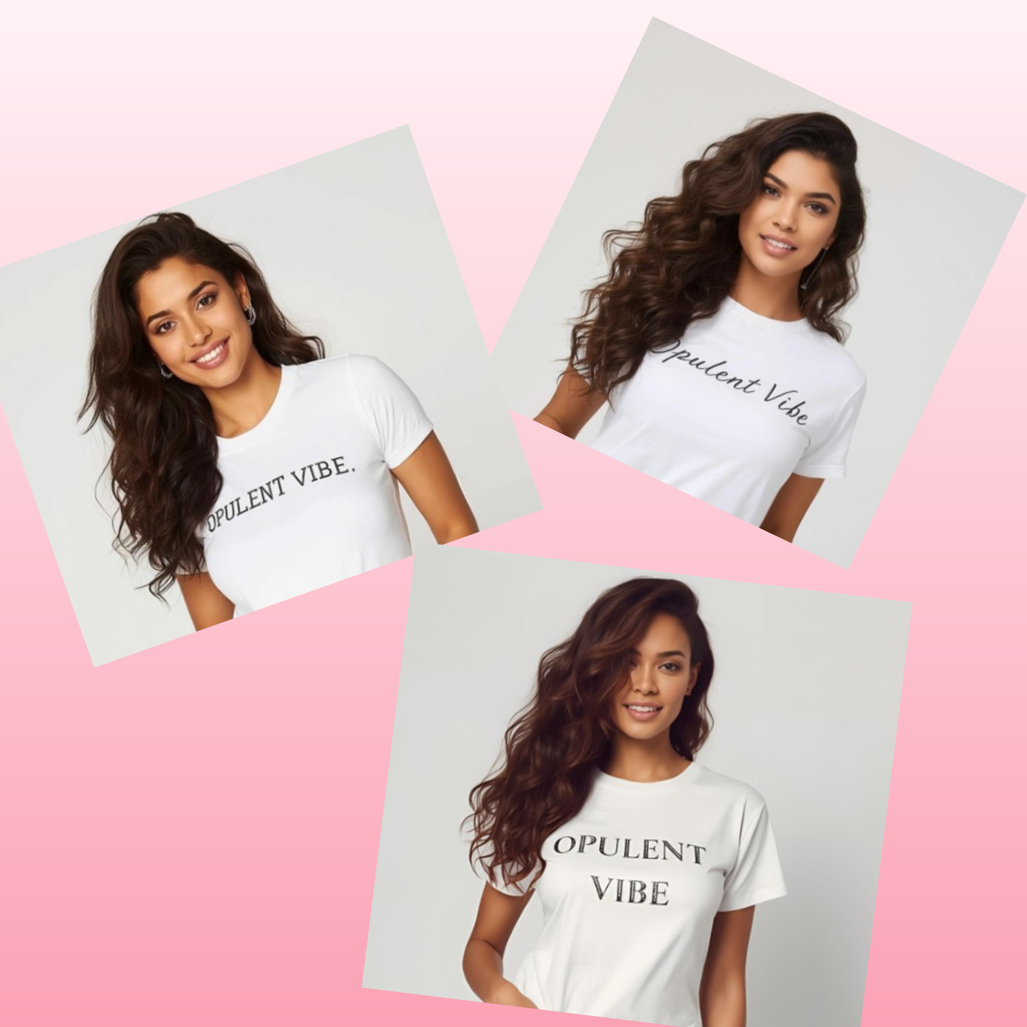 Opulent Vibe Classic Logo Tee – White | Opulent Vibe