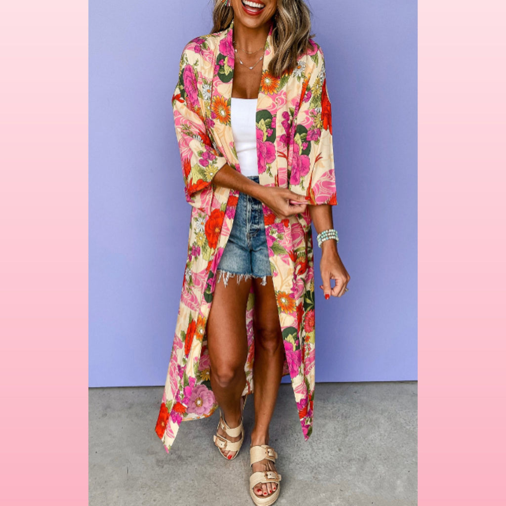 Boho Kimono Cover Up - Lightweight Layer | Opulent Vibe