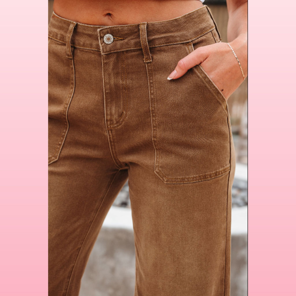 Breen Cropped Wide Leg Jeans – Boho Denim | Opulent Vibe