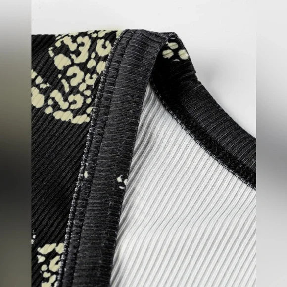 Cheetah Ribbed Knit Boho Duster - Lightweight Layer | Opulent Vibe