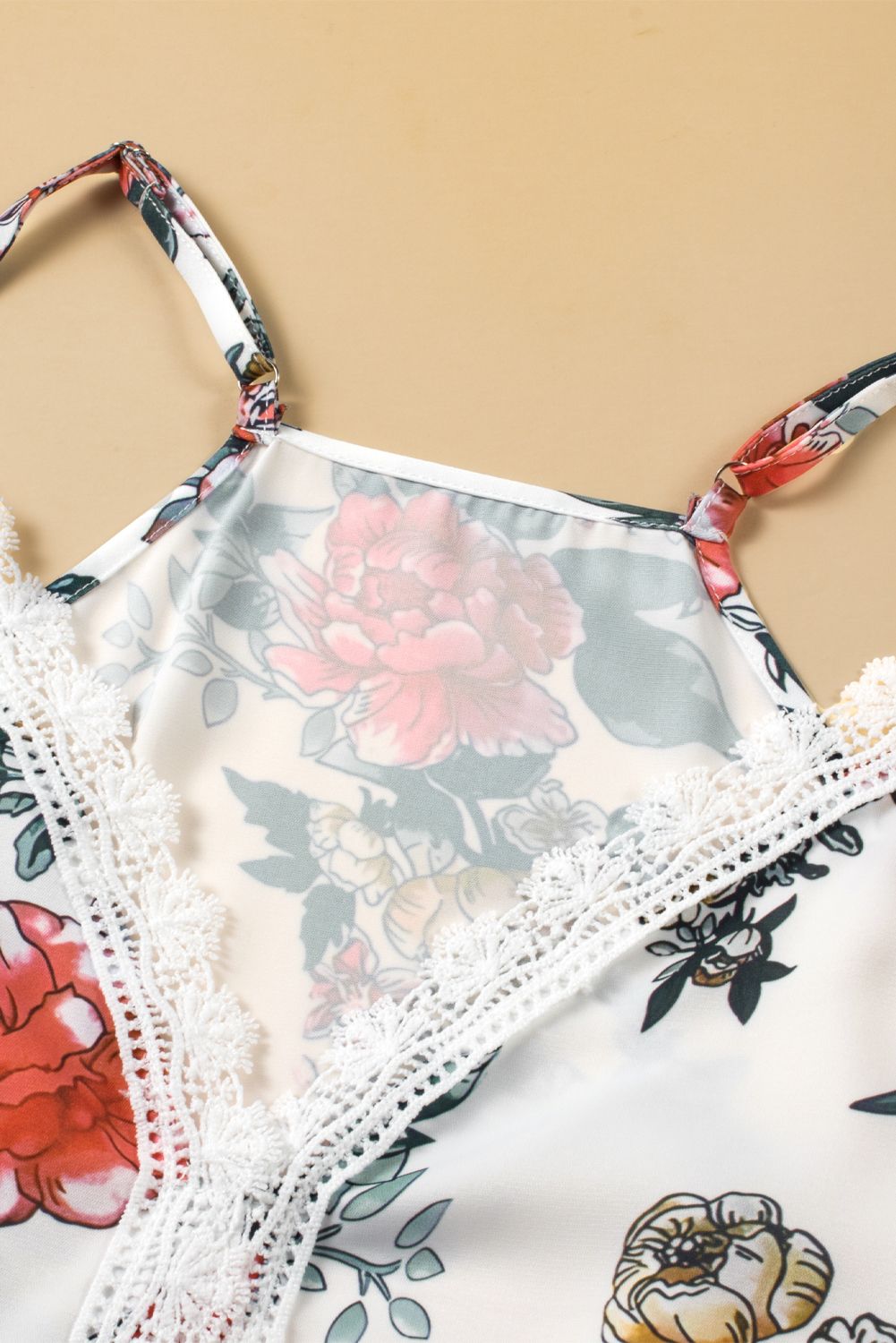 Boho Floral Lace V-Neck Top - Romantic & Flowy | Opulent Vibe