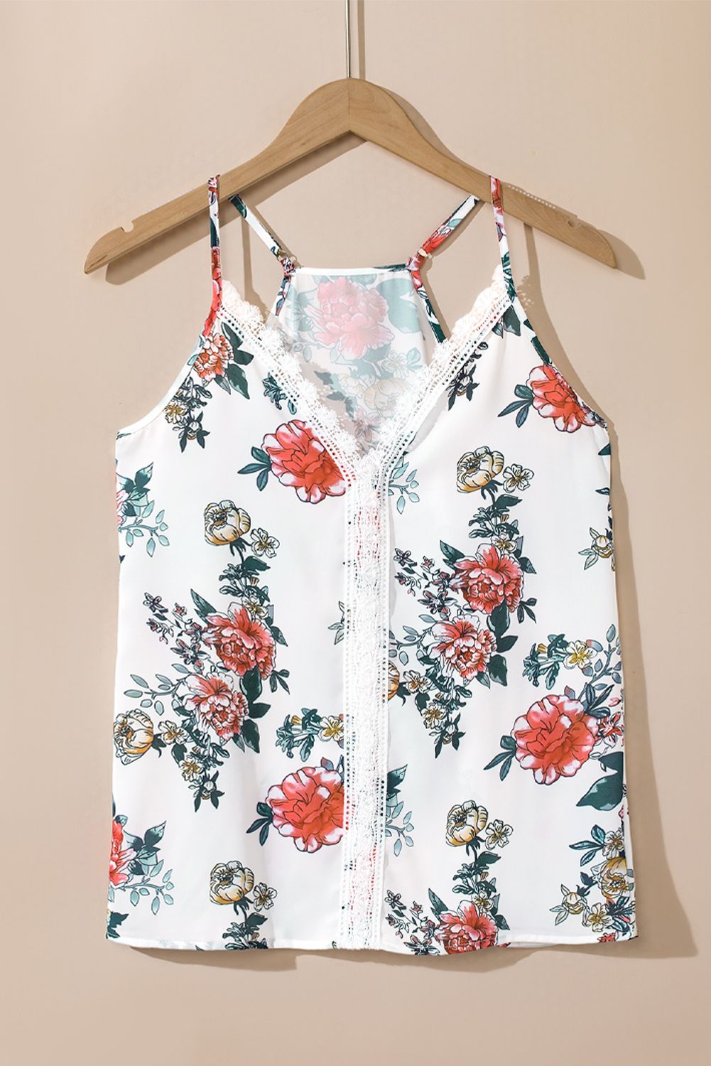 Boho Floral Lace V-Neck Top - Romantic & Flowy | Opulent Vibe