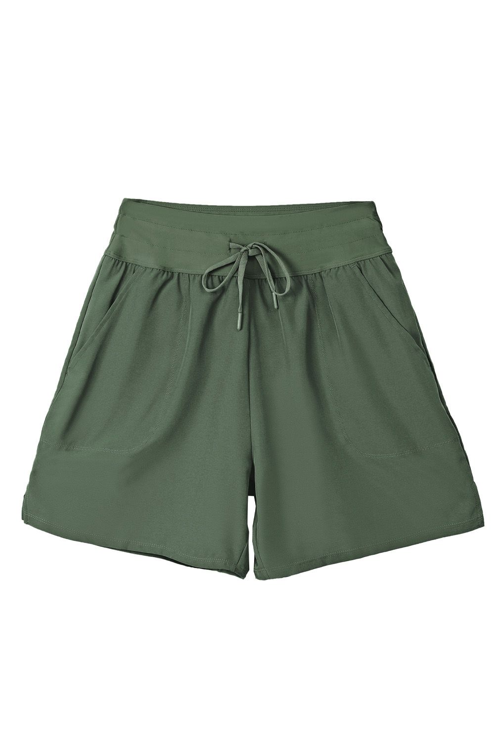 High Waist Drawstring Shorts with Pockets - Boho Casual Bottoms | Opulent Vibe