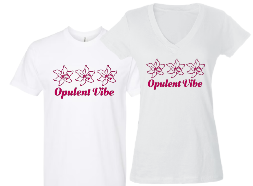 Lily Logo Boho T-Shirt - Opulent Vibe Graphic Tee | Opulent Vibe