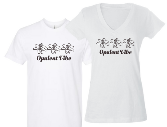 Lily with Stem Opulent Vibe Short Sleeve T-Shirt