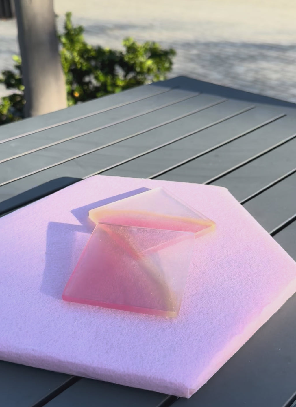 Bloom & Vibe Duo Coasters Square | Opulent Flow Series Episode #001