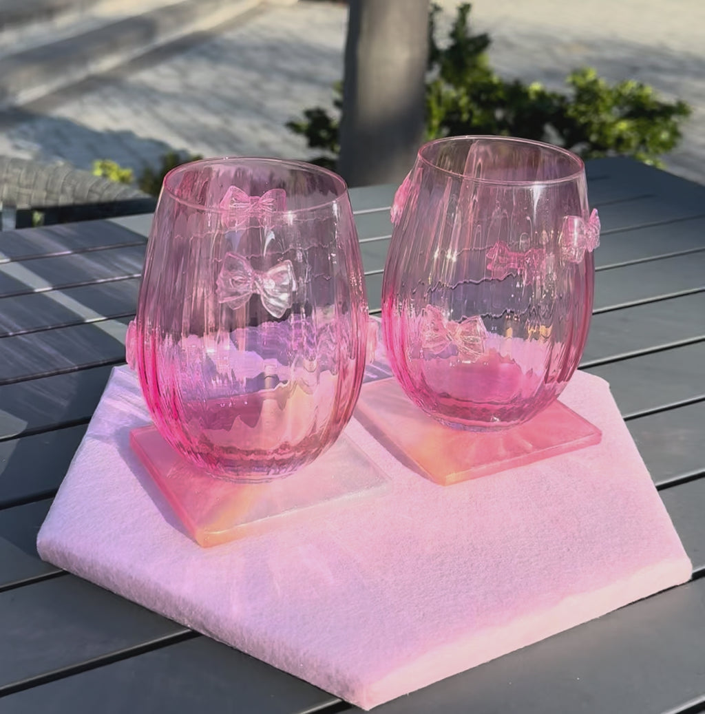 Bloom & Vibe Duo Coasters Square | Opulent Flow Series Episode #001