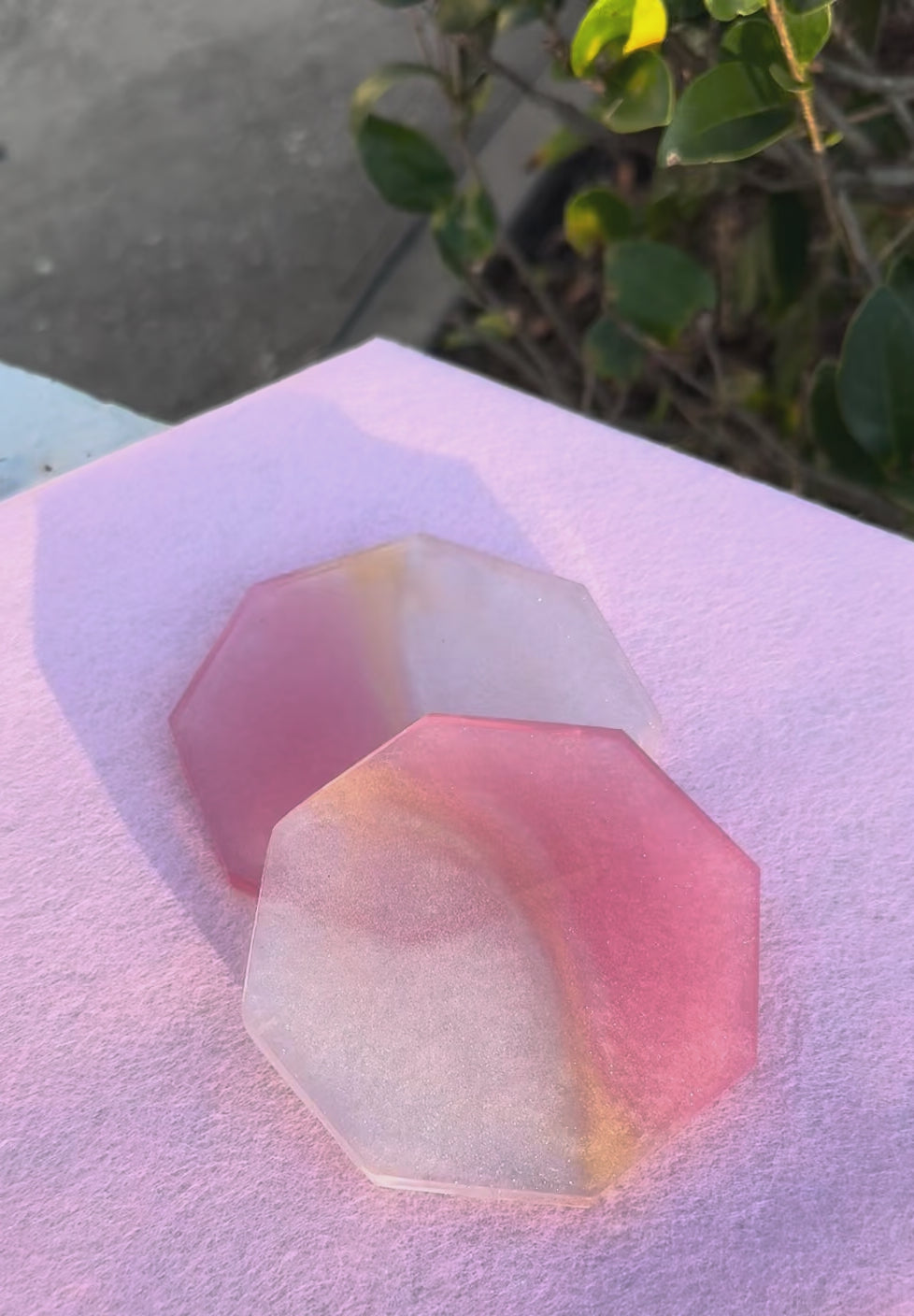 Bloom & Vibe™ Duo Coasters Octagon | Opulent Flow Series™ Episode #001